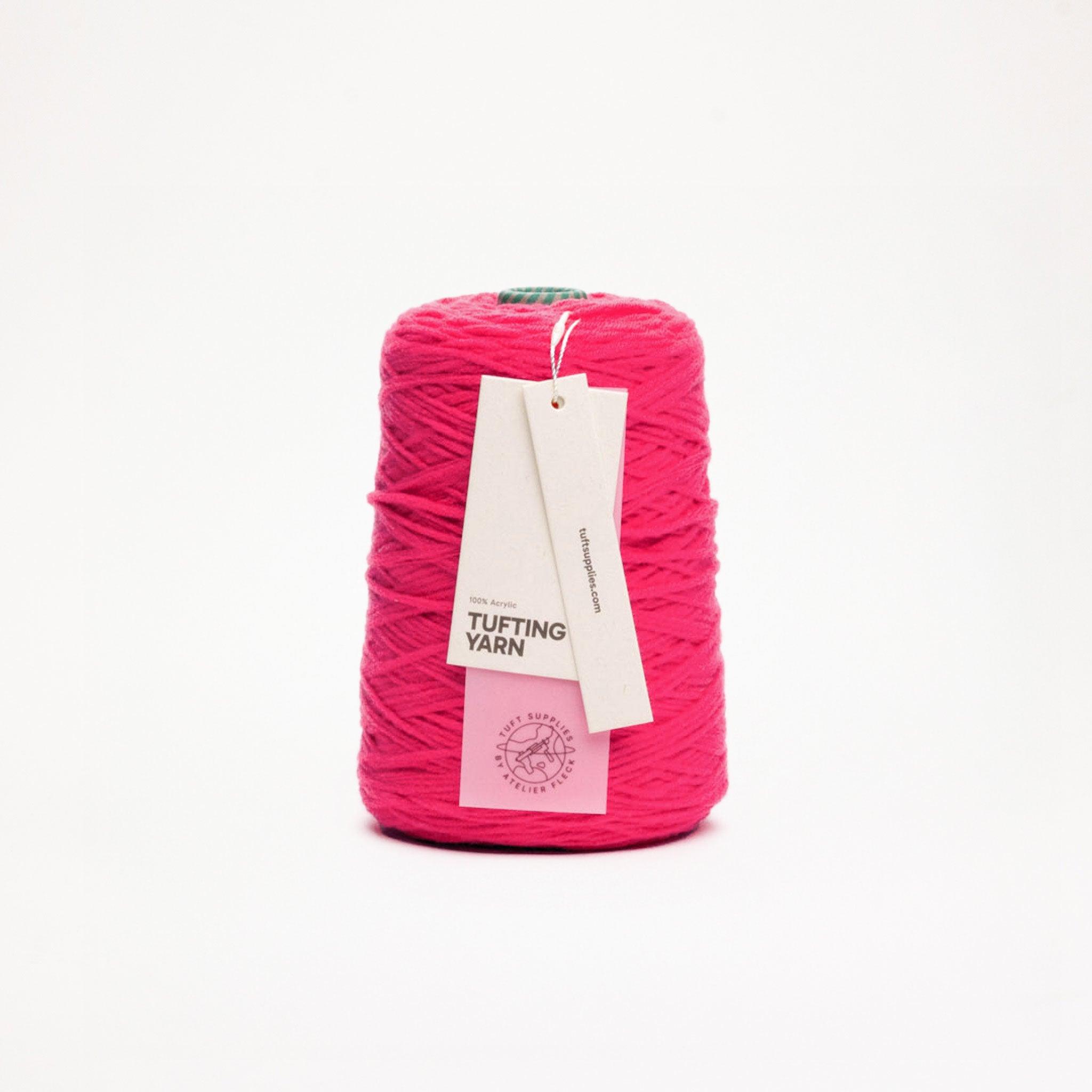 candy soft acrylic tufting yarn – 400g cone – 8-ply structure for rug tufting