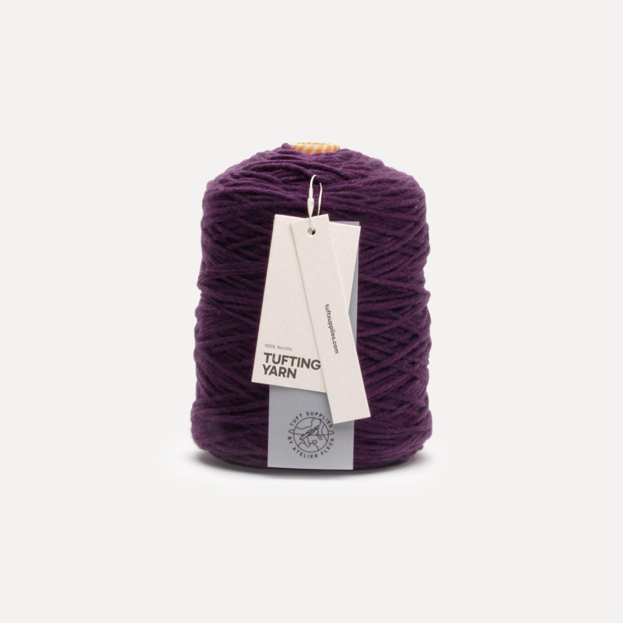 rustwood soft acrylic tufting yarn – 400g cone – 8-ply structure for rug tufting