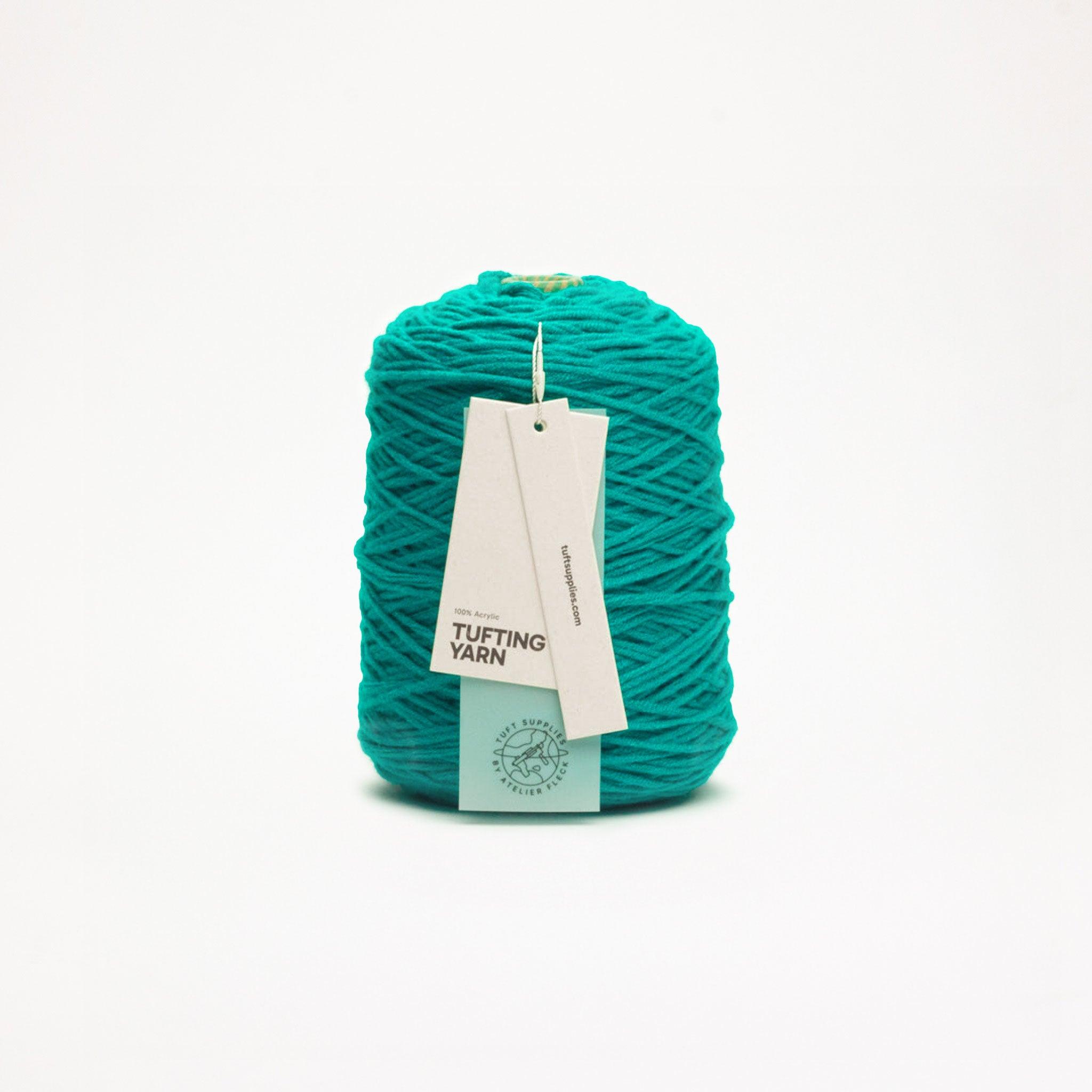 emerald soft acrylic tufting yarn – 400g cone – 8-ply structure for rug tufting