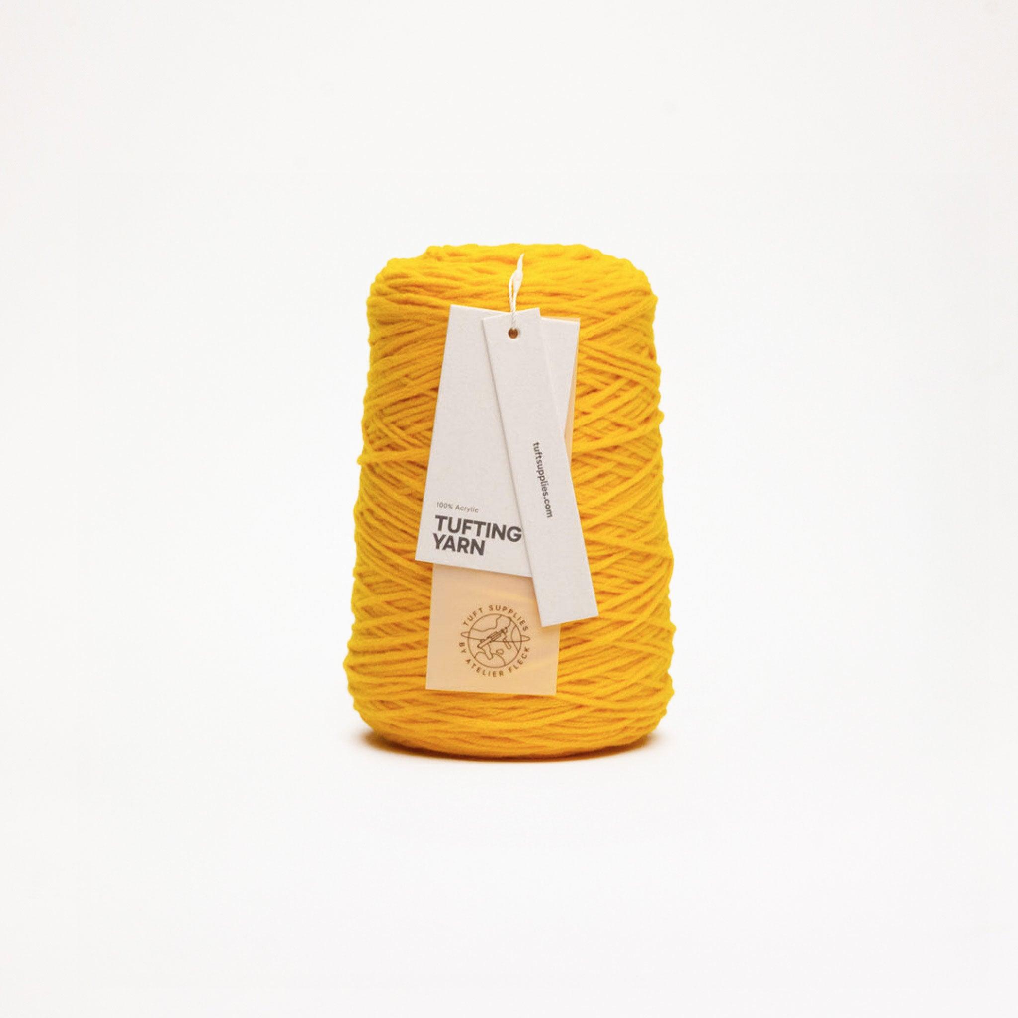 citrus soft acrylic tufting yarn – 400g cone – 8-ply structure for rug tufting