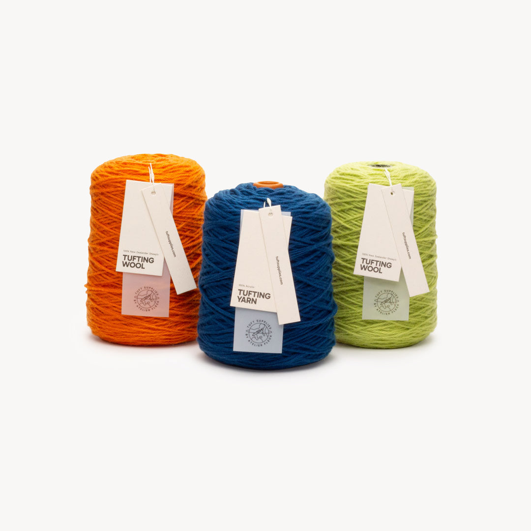 Wool or Acrylic? The Right Yarn for Your Tufting Project