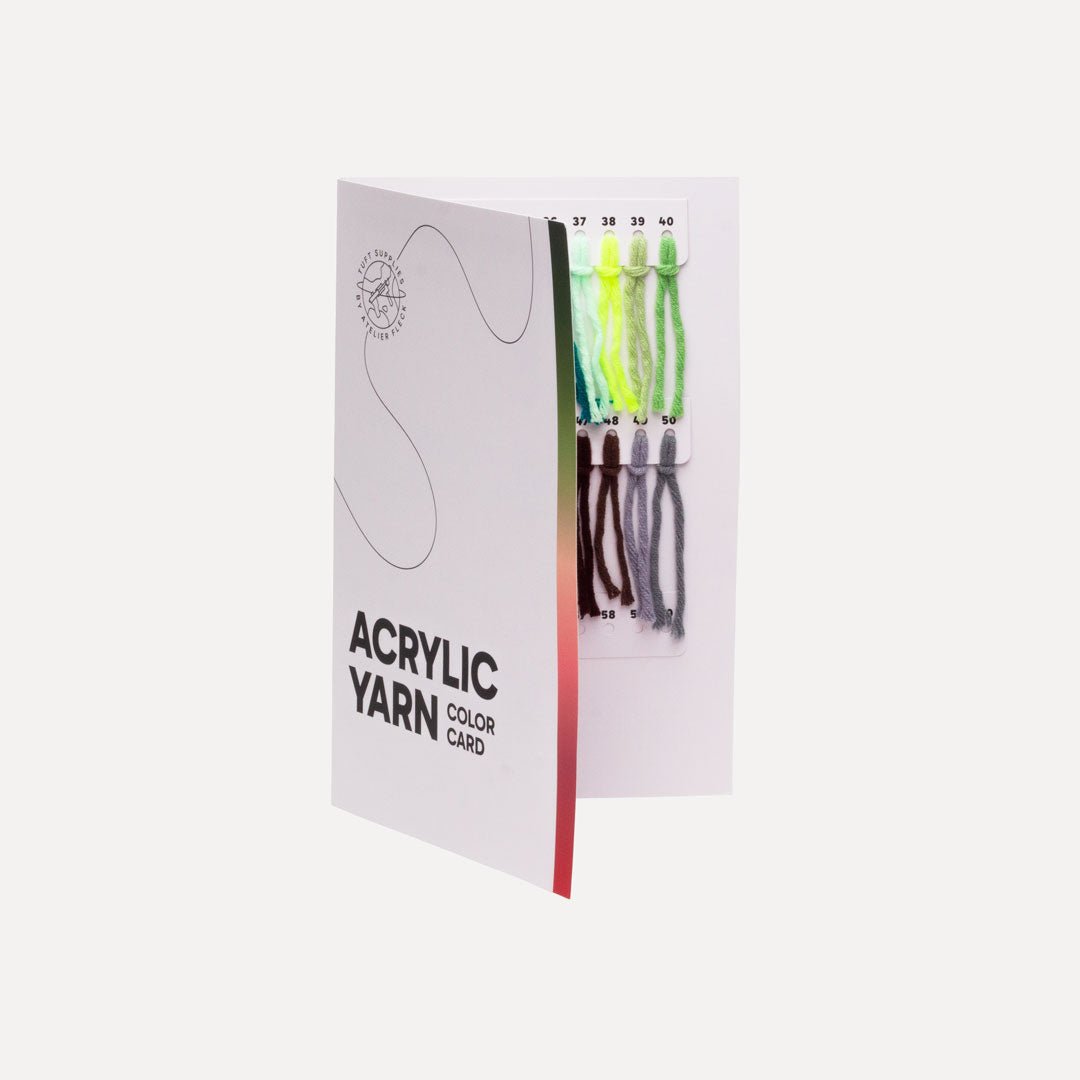 Acrylic Color Card - Tuft Supplies GmbH
