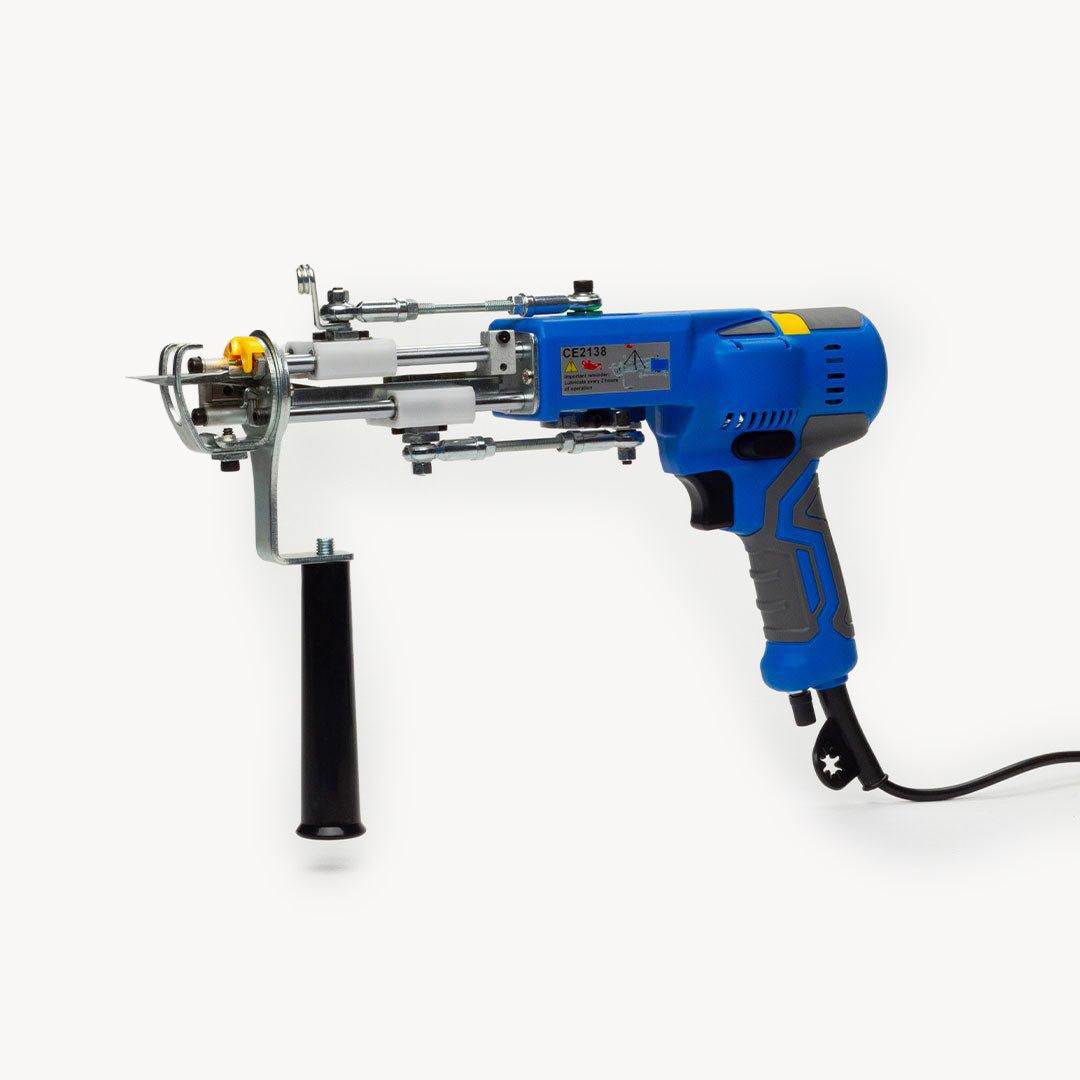 AK-V Tufting Machine – Cut & Loop Gun, Adjustable Speed | Tuft