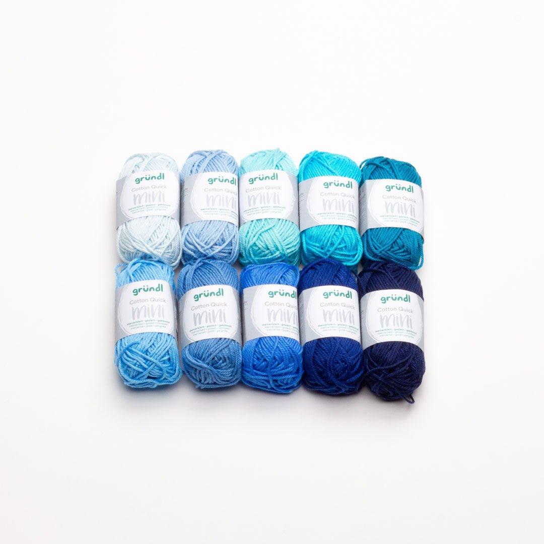 Gründl Cotton Quick Mini Shades 10 x 15g - Tuft Supplies GmbH