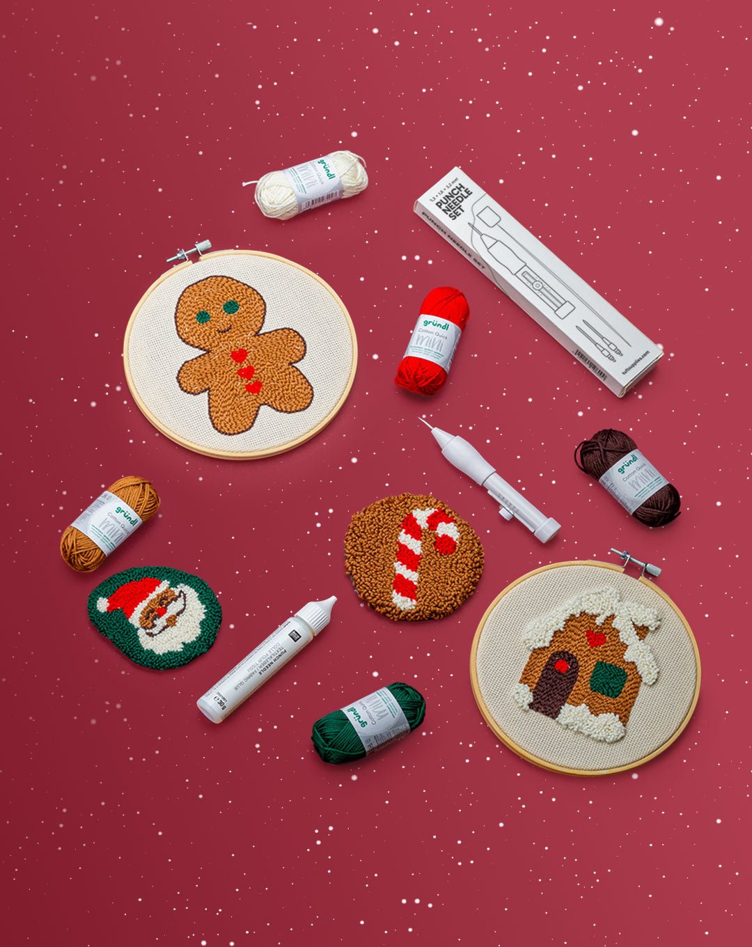 Limited Christmas Edition - Punch Needle Kits - Tuft Supplies GmbH