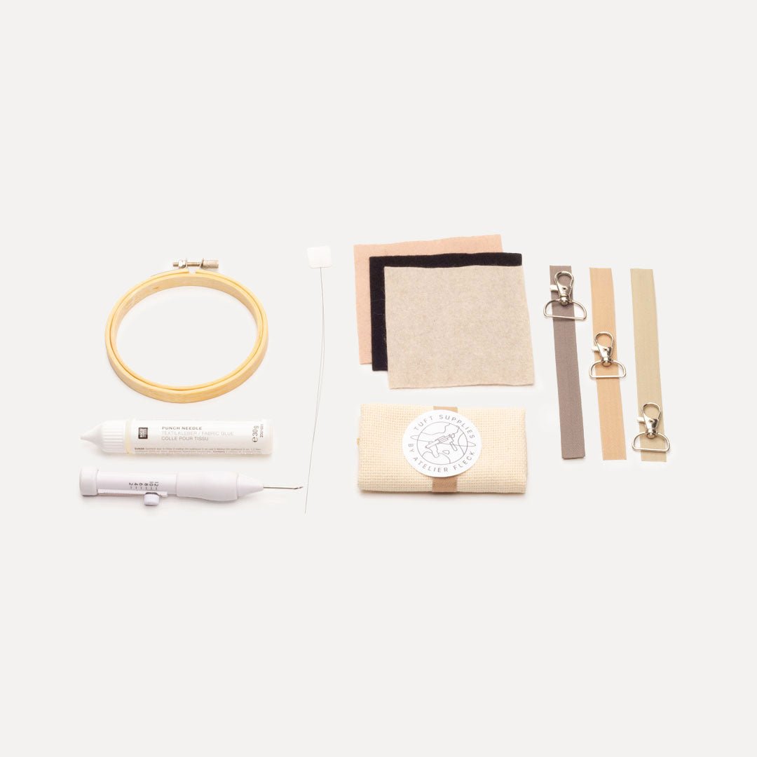 Punch Needle Keychain Kit - Tuft Supplies GmbH