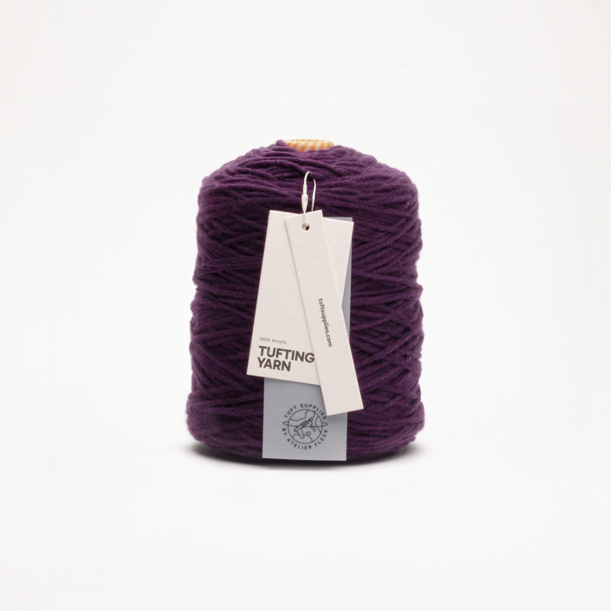 rustwood soft acrylic tufting yarn – 400g cone – 8-ply structure for rug tufting