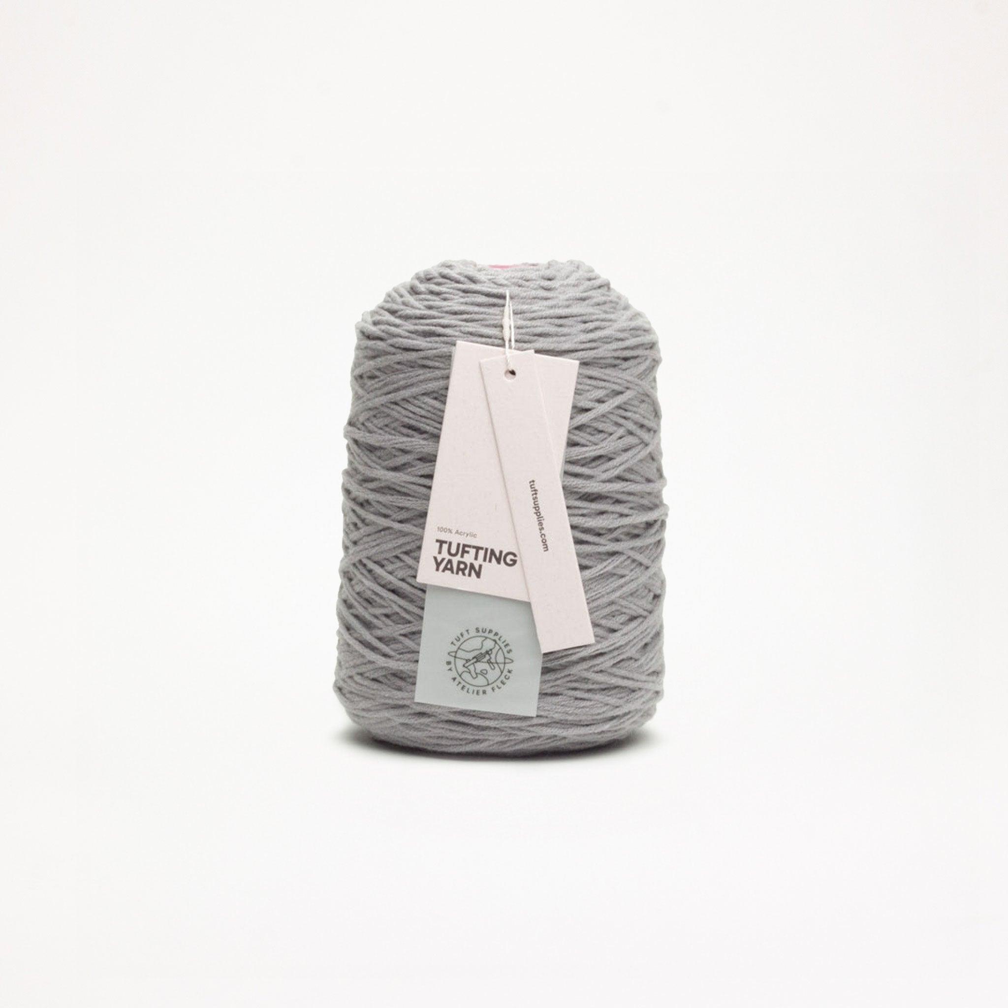 misty taube soft acrylic tufting yarn – 400g cone – 8-ply structure for rug tufting