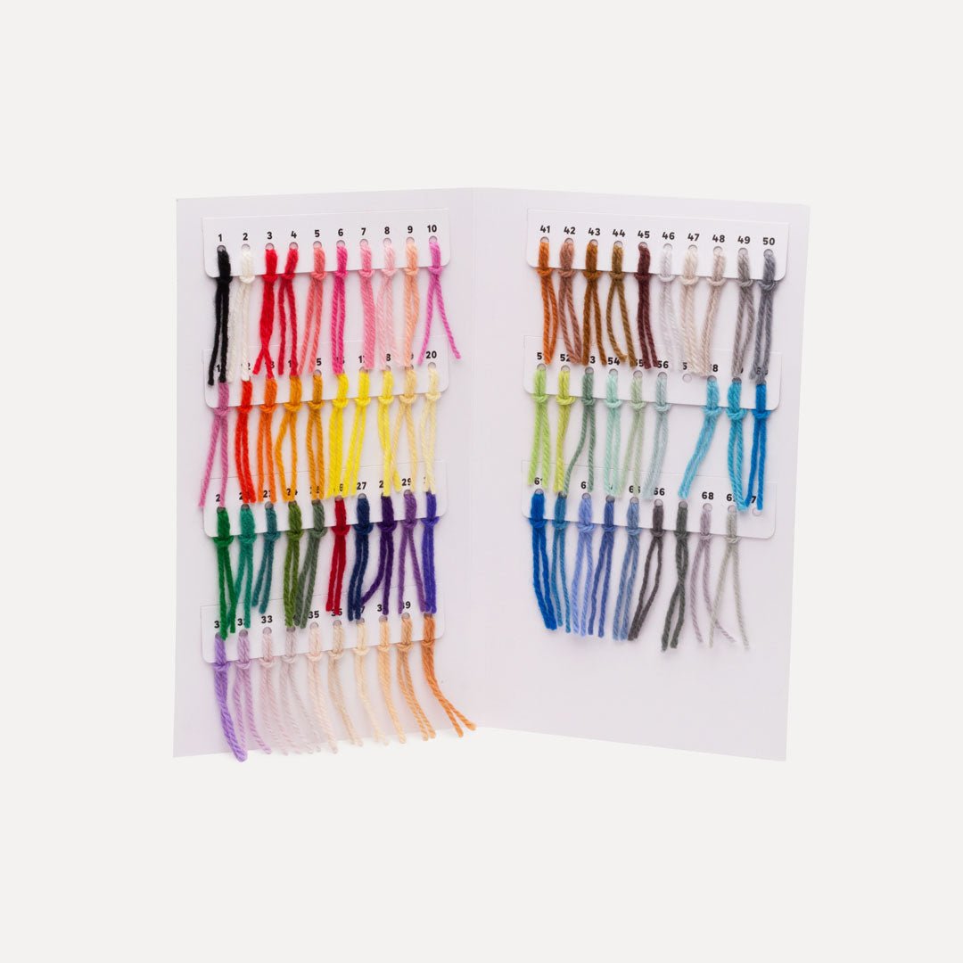 Wool Color Card - Tuft Supplies GmbH